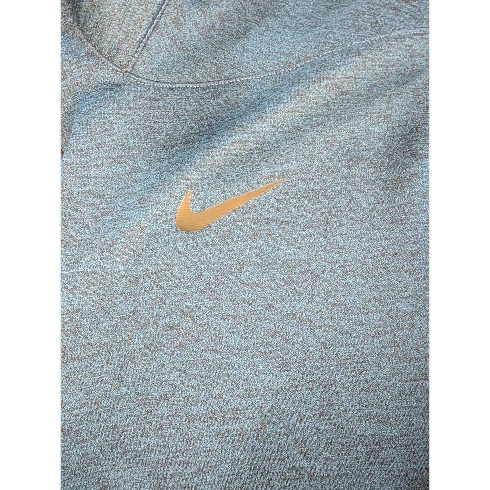 Nike Golf Mens Extra Large Long Sleeve Dark Blue Lined Quarter Zip Pullover - Picture 4 of 6